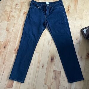Dockers 33x32 Men's Dark Blue Slim Fit Jeans